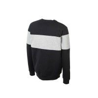 Свитшот блокинг «Edinburgh», черный/серый меланж, мужской