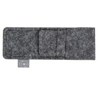 Футляр для ручек из RPET-фетра "Felt", серый