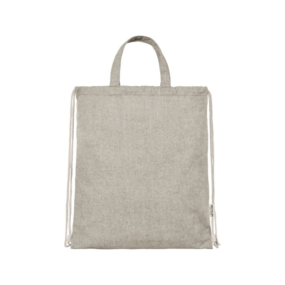 Pheebs 150 г/м2 Aware™ рюкзак со шнурком из переработанных материалов - Натуральный
