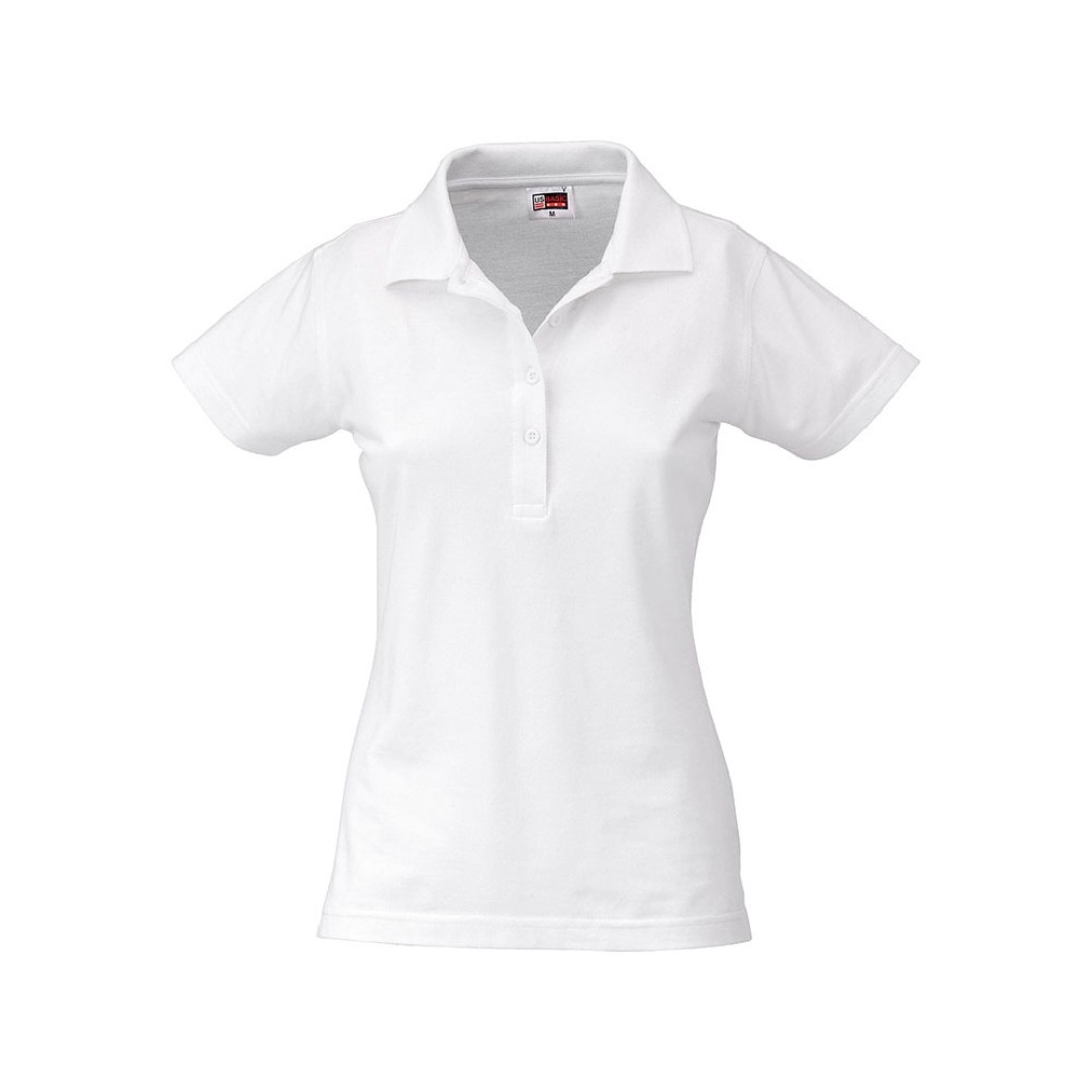 Рубашка поло "First" женская, белый