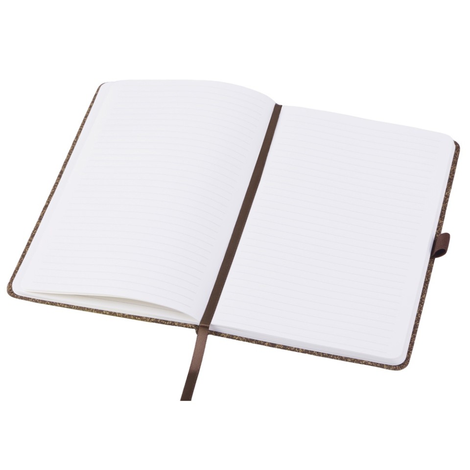 Блокнот из кофейных зерен А5 "Coffee notes", твердая обложка, 80 листов 70 гр/м2 белой бумаги, кофейный