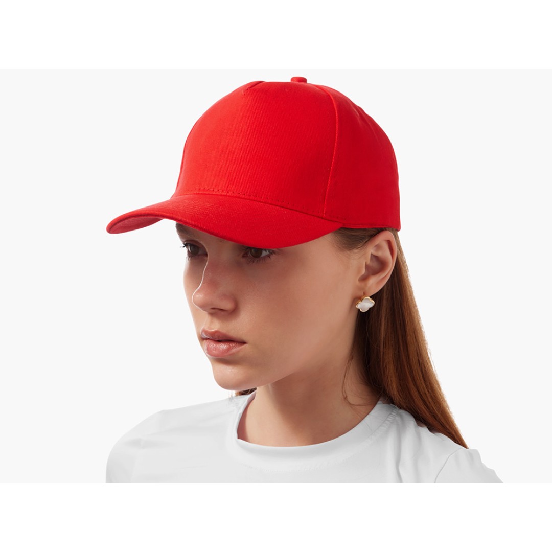 Бейсболка "Florida" 5-ти панельная, красный