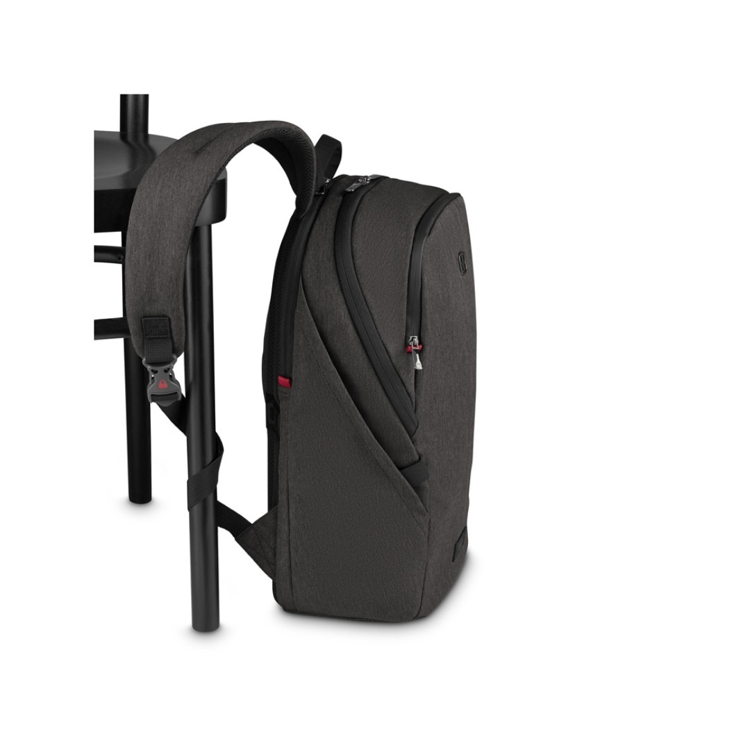 Рюкзак WENGER MX Light 16”, серый, 100% полиэстер, 31х20х44 см, 21 л