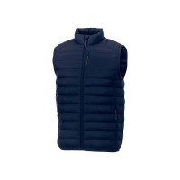 Мужской утепленный жилет Pallas  из переработанных материалов по стандарту GRS - Темно - синий