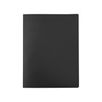 Папка пластиковая с 2 кольцами, черный