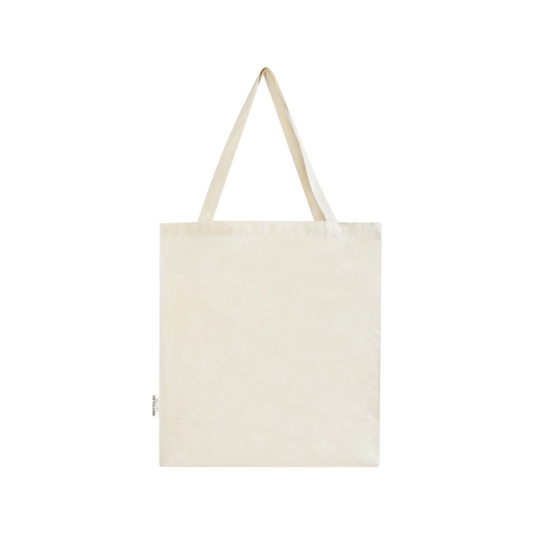 Madras эко- сумка с ластовицей из переработанного хлопка, сертифицированного согласно GRS, плотностью 140 г/м2 - Натуральный