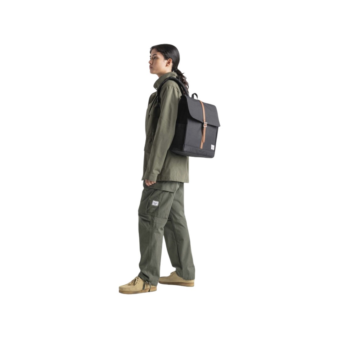 Herschel City рюкзак из переработанного материала объемом 16 л - Серый яркий