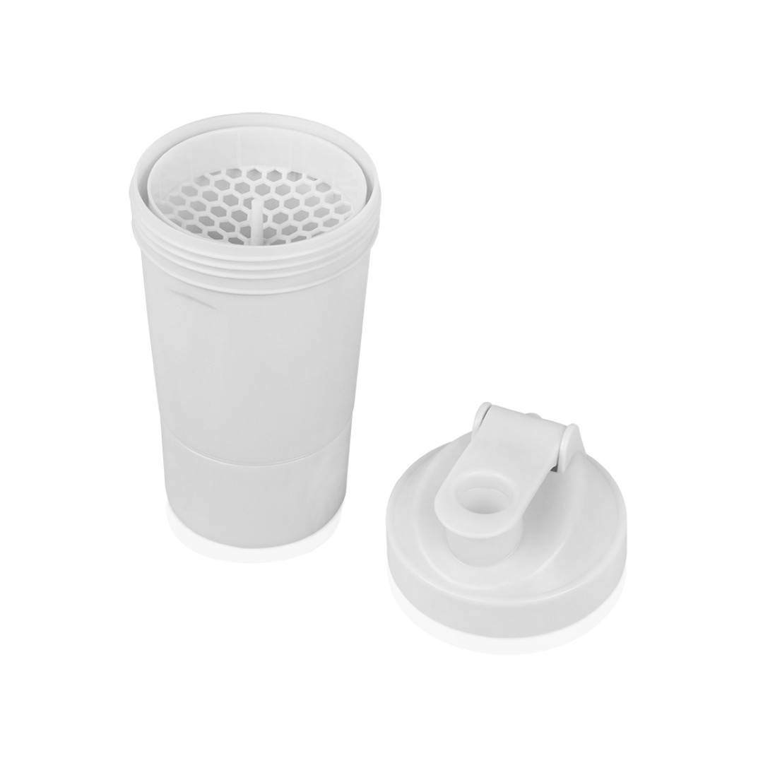 Шейкер для спортивного питания «Level Up», белый