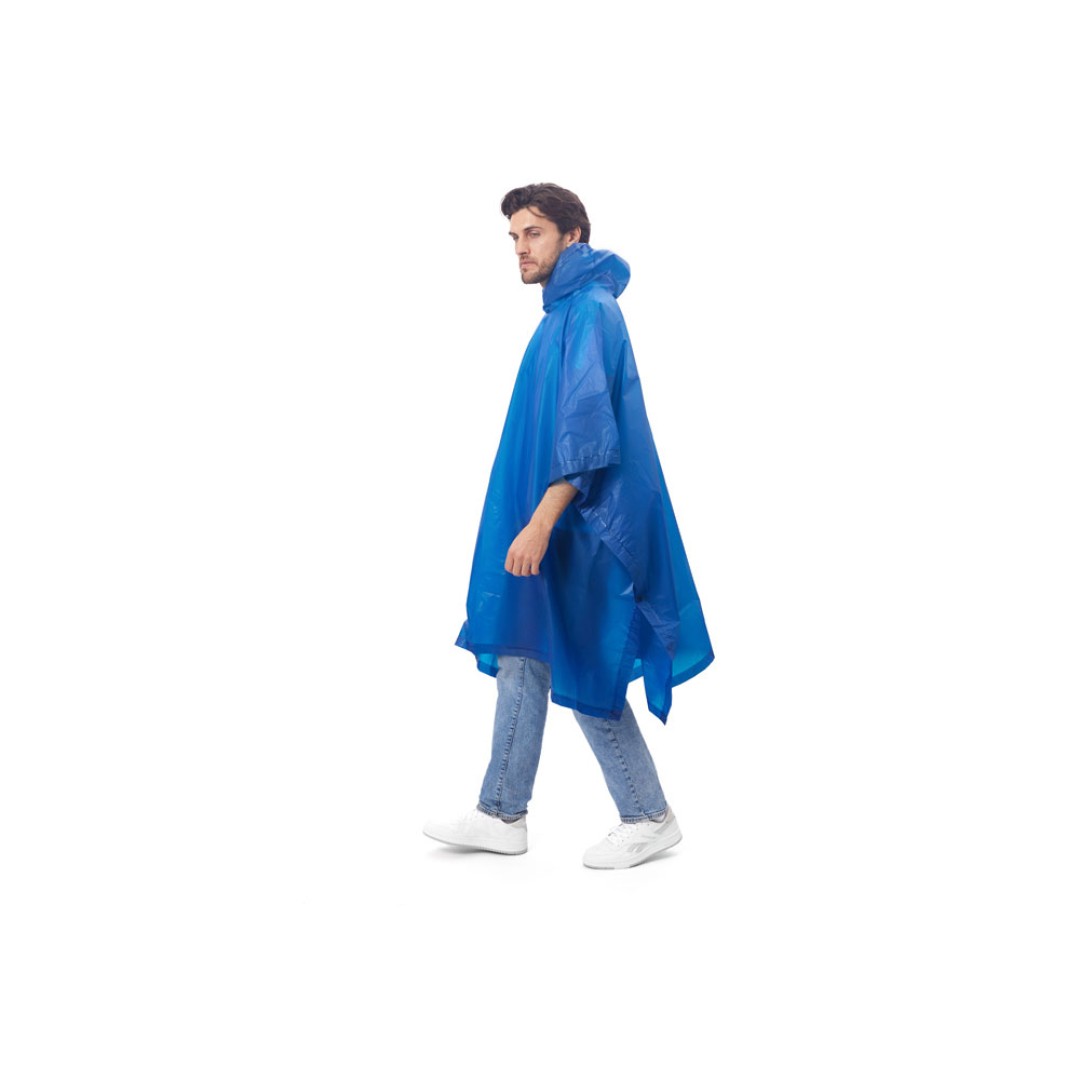 Пончо «Hawaii» c чехлом унисекс, классический синий