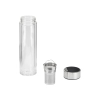 Стеклянный термос с индикатором температуры "Tapp", 500 мл, серебристый