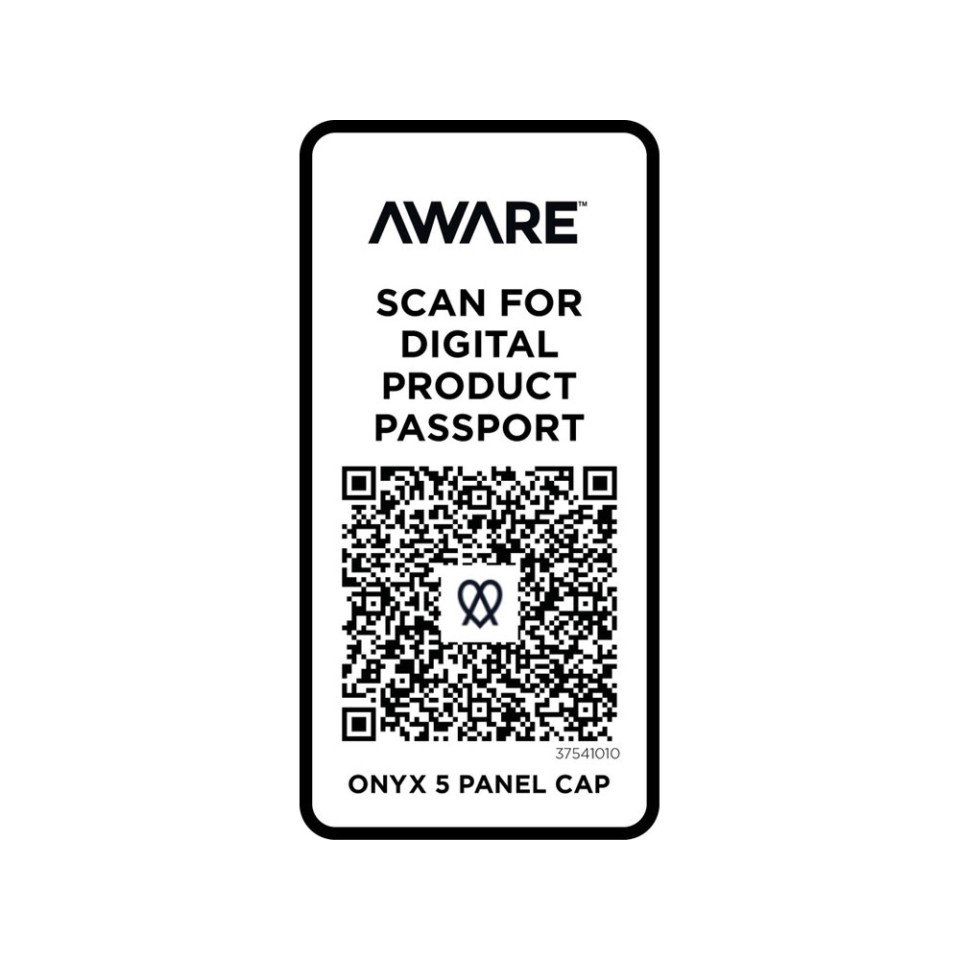 Onyx с 5 панелями Aware™ кепка из переработанных материалов - Белый