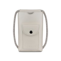 Сумка-чехол для мобильного телефона BUGATTI Almata, бежевая, полиуретан, 11x2x18 см