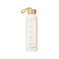 Бутылка из боросиликатного стекла "Hangy", 550 мл, офвайт