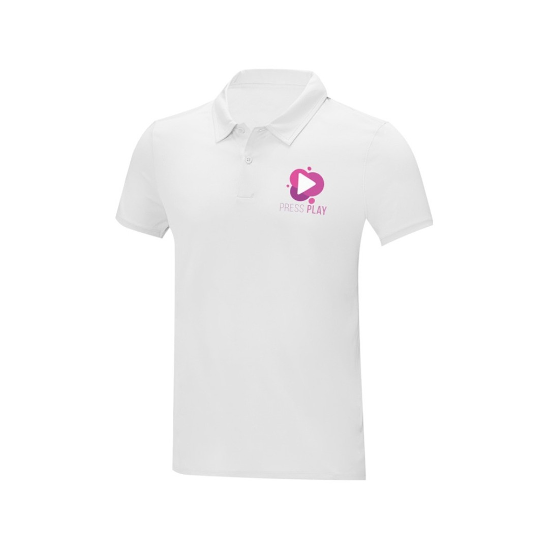 Мужская стильная футболка поло с короткими рукавами Deimos, белый