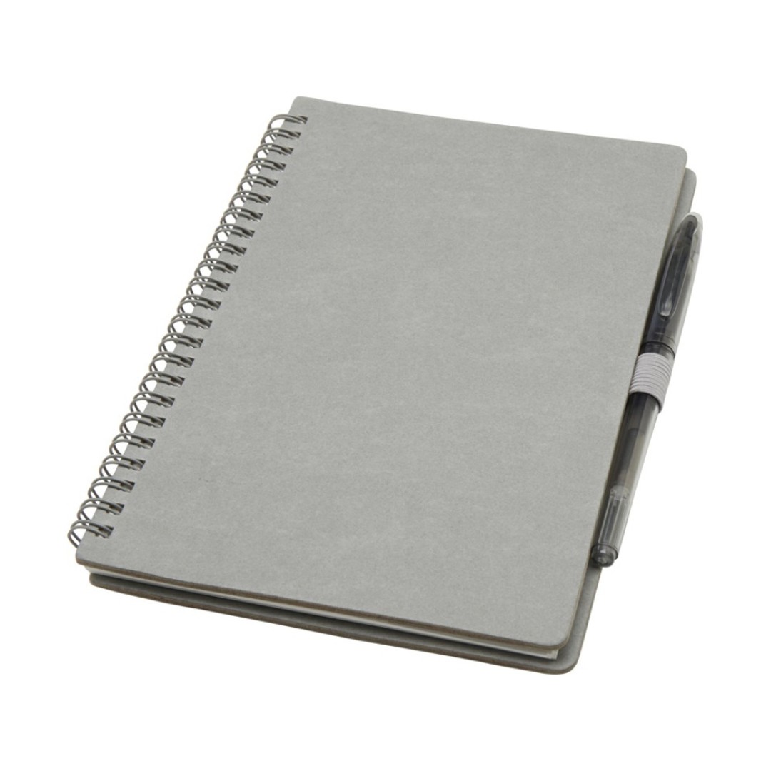 Slate многоразовый набор из блокнота в мягкой обложке и ручки - Серый