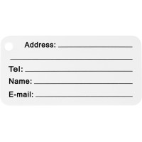 Бирка для багажа "Travel", серебристый