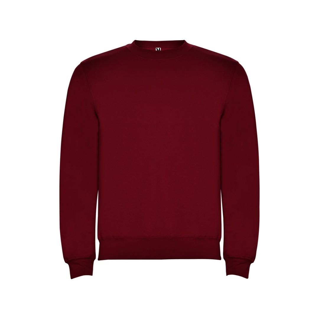 Свитшот с начесом "Clasica" детский, гранатовый