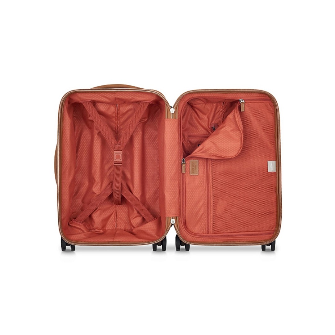 Чемодан 4-х колесный DELSEY, CHATELET AIR 2.0, 38л, коричневый