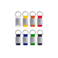 Брелок MINERAL, серебристый/красный