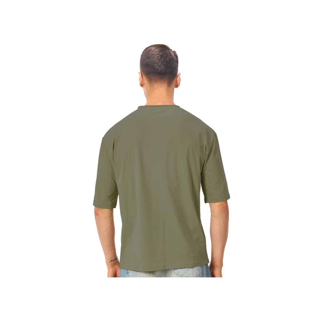 Футболка оверсайз «Liyon» унисекс, хаки