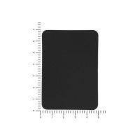 ПАТЧ ПРЯМОУГОЛНЫЙ nubuk (чёрный) 5,0 х 7,0 см