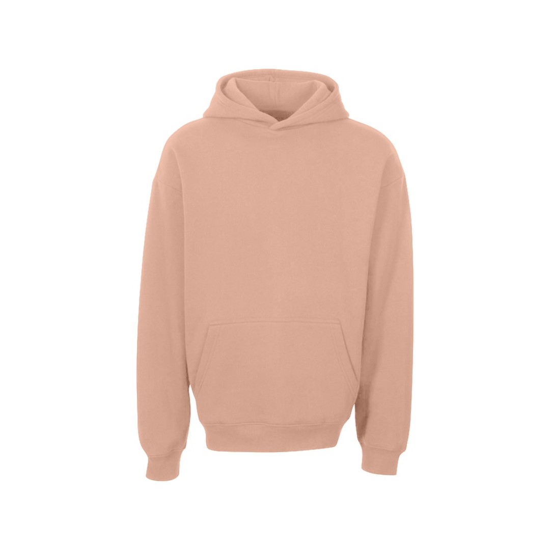 Толстовка с капюшоном оверсайз «Berlin» унисекс, лосось