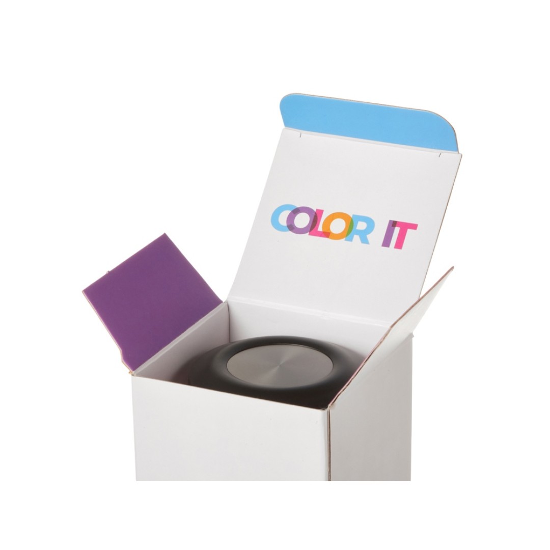 Вакуумный термос "Vacuum Flask C1", soft touch, 420мл, черный