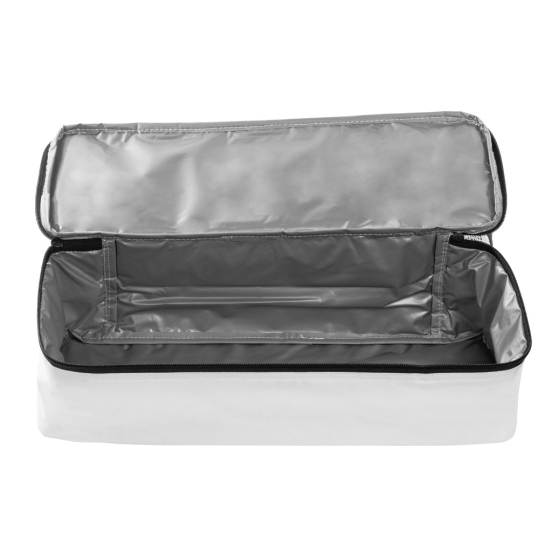 Сумка для шопинга и пляжа «Coolmesh» с изотермическим отделением внизу, белый