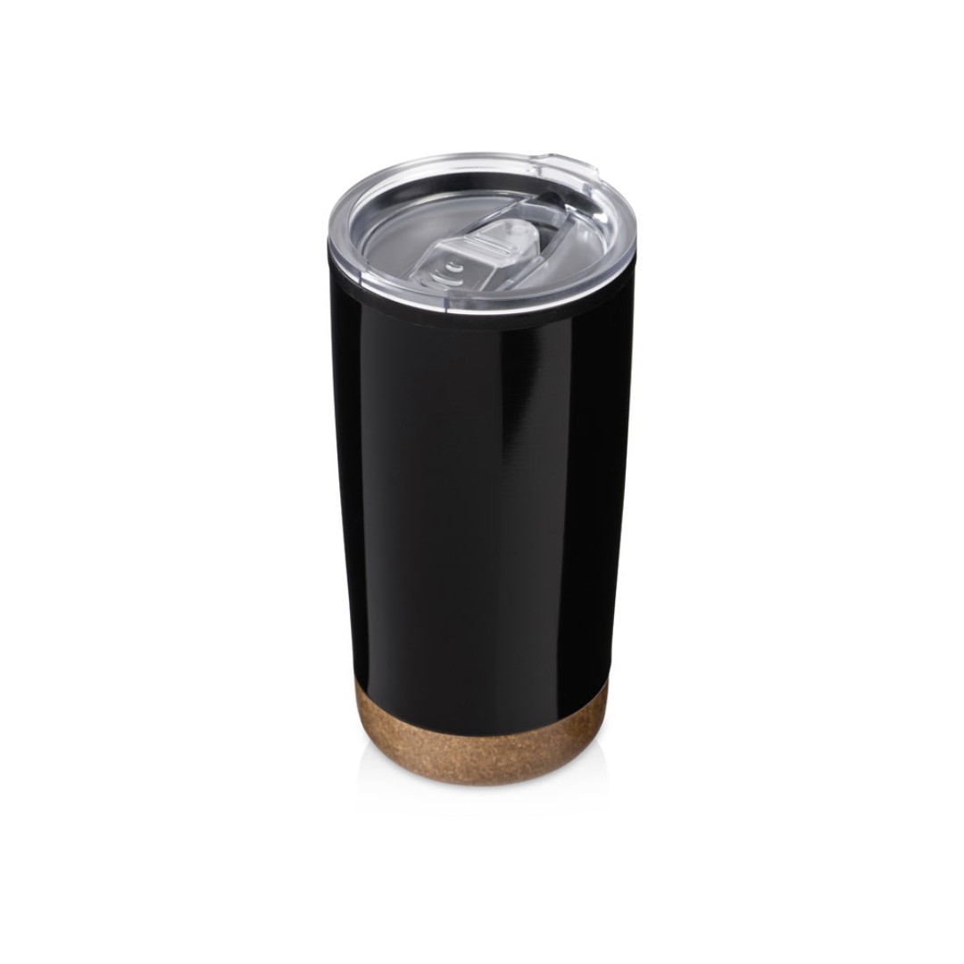 Подарочный набор с пледом, термокружкой и чаем, бордовый