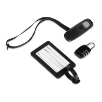 Набор для путешествия: весы, замок, бирка "World"