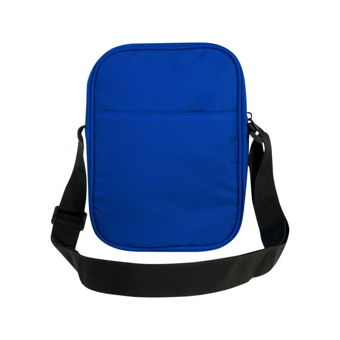 Byron сумка через плечо из переработанных материалов по стандарту GRS объемом 2 л - Ярко-синий