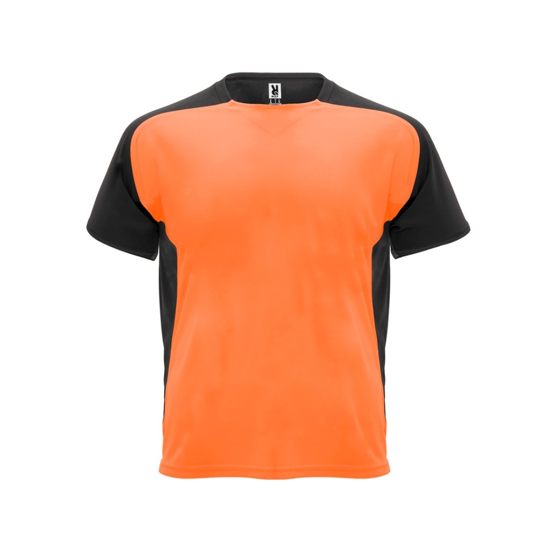 Футболка "Bugatti" мужская, неоновый оранжевый/черный