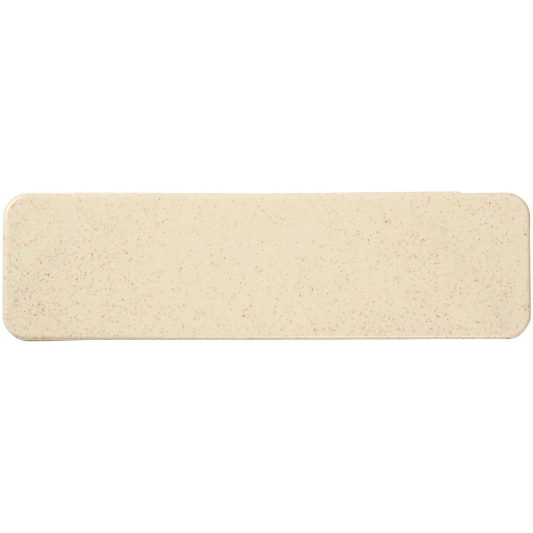 Набор столовых приборов Bamberg из бамбукового волокна, бежевый