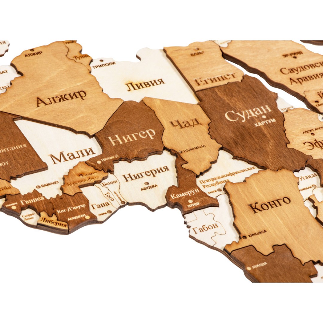 Интерьерная карта мира "World"