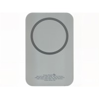 Магнитный беспроводной внешний аккумулятор "MagnetIQ", 5000 mah, 10 W, серый Cool gray 7C