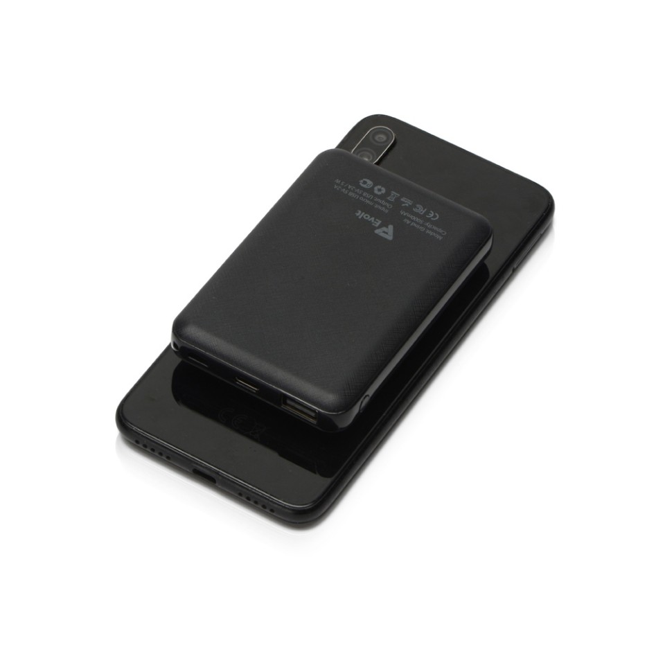 Портативное беспроводное зарядное устройство "Grind Air", 5000 mAh