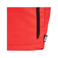 Рюкзак Byron 15,6" объемом 18 л со скручиваемым верхом, изготовленный из переработанного ПЭТ по стандарту GRS, красный