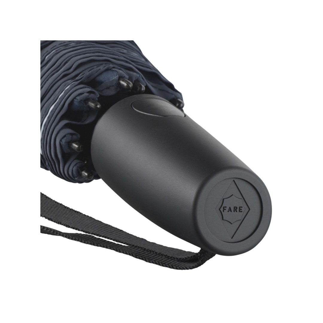 Зонт складной 5477 ColorReflex со светоотражающими клиньями, полуавтомат, красный