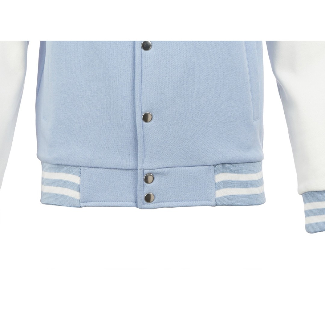 Бомбер «Oxford», небесно-голубой/молочный, унисекс
