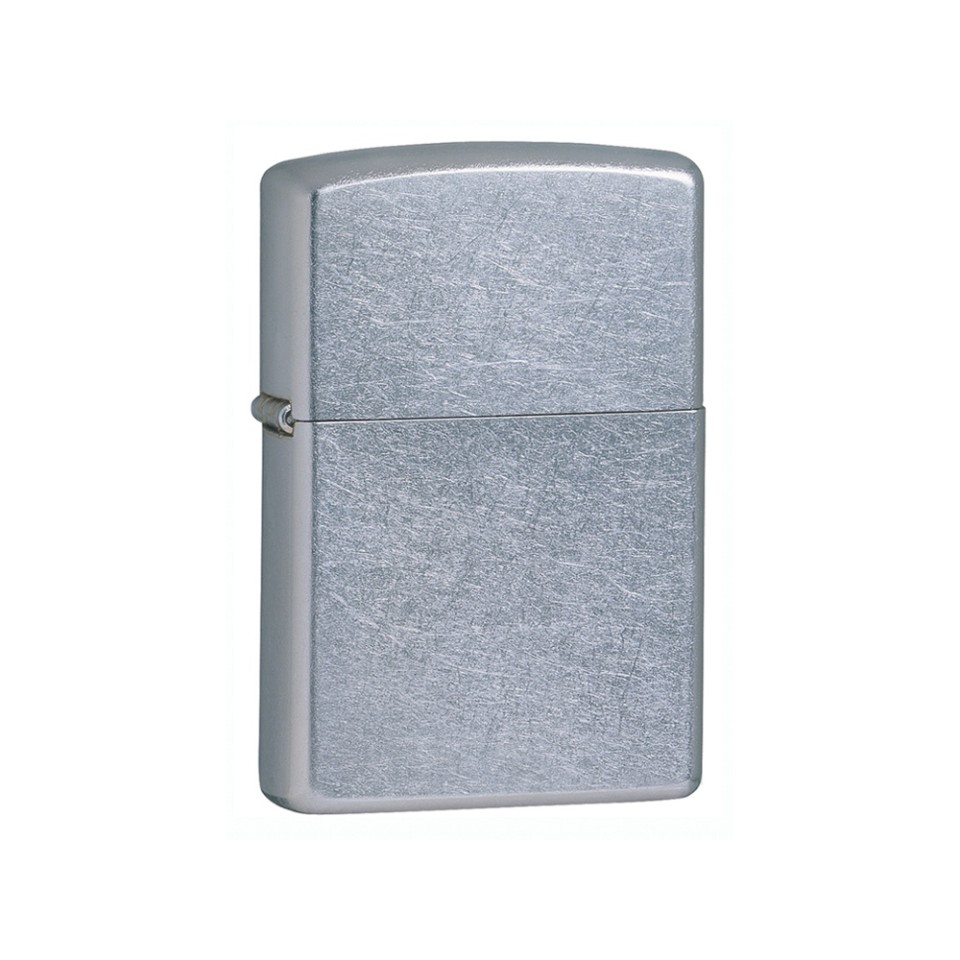 Зажигалка ZIPPO Classic с покрытием Street Chrome™, латунь/сталь, серебристая, матовая, 38x13x57 мм