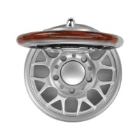 Часы настольные "Колесо", серебристый