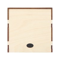 Деревянная подарочная коробка, 122 х 45 х 122 мм