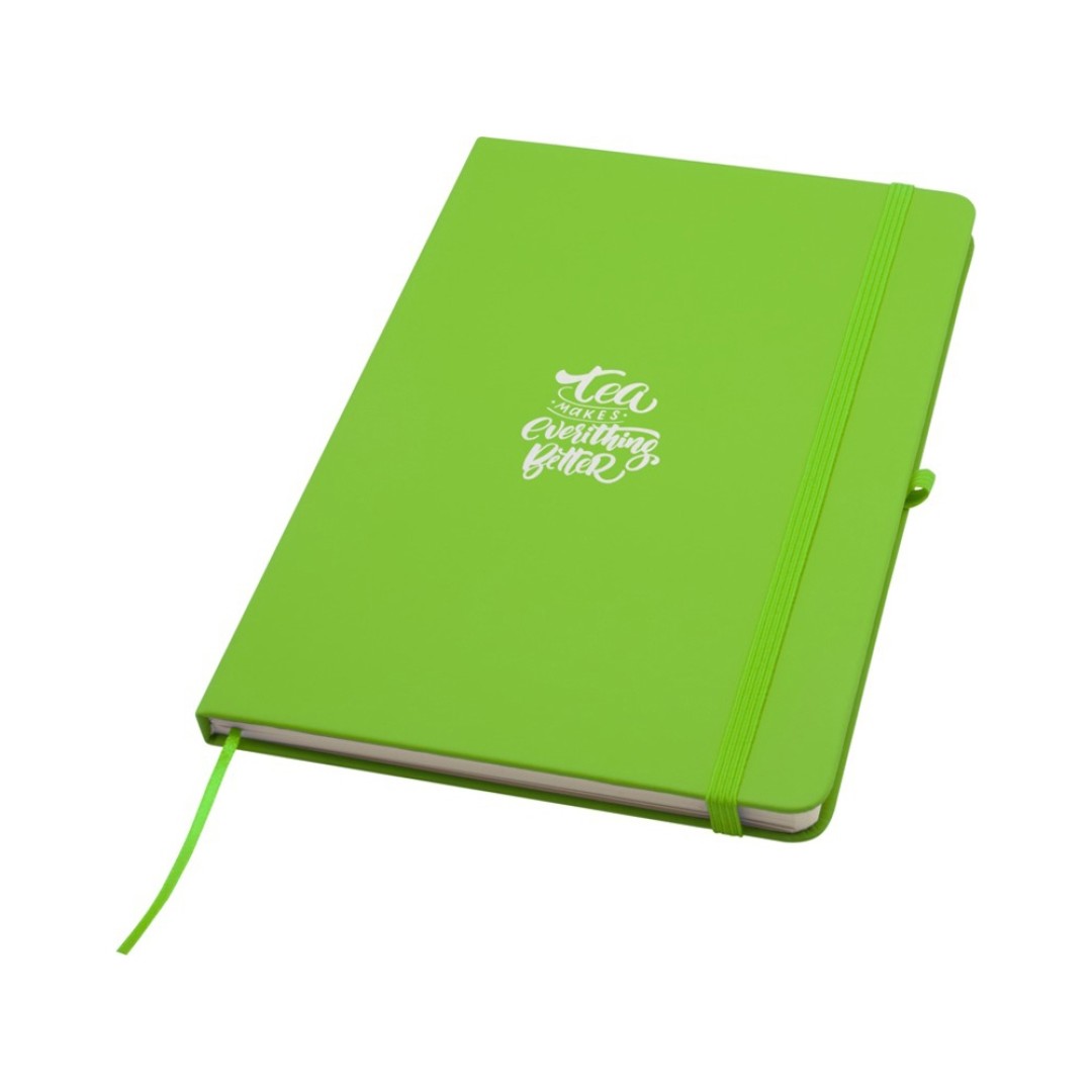 Блокнот Spectrum Plus формата A5 в твердой обложке - Зеленый лайм