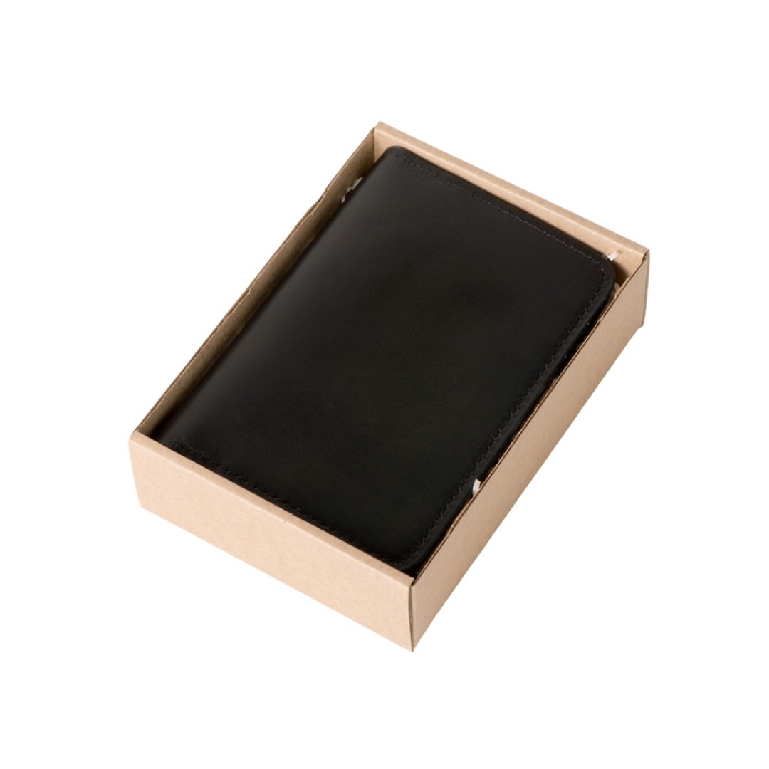 Докхолдер кожаный, черный