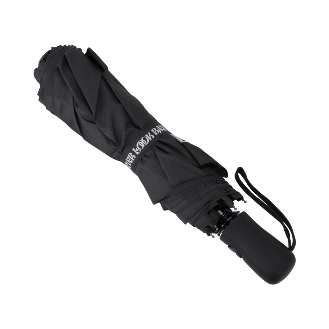 Зонт-полуавтомат складной Marvy с проявляющимся рисунком, черный (термотрансфер)