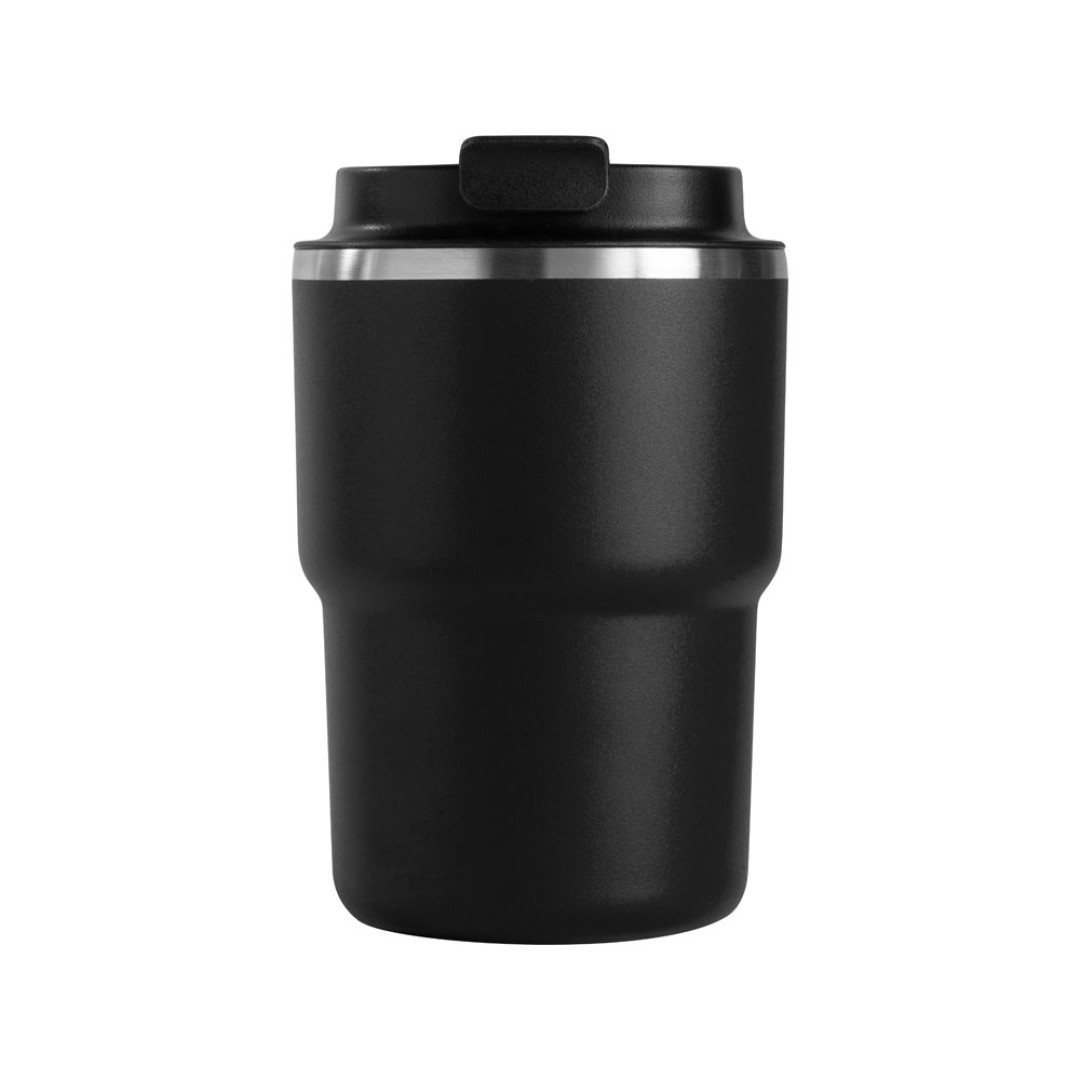 Вакуумная термокружка с внутренним керамическим покрытием «Coffee Express», 360 мл, черный