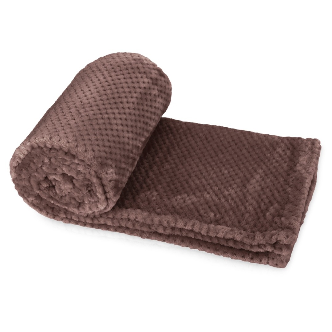 Плед «Фолд», шоколадный (P)