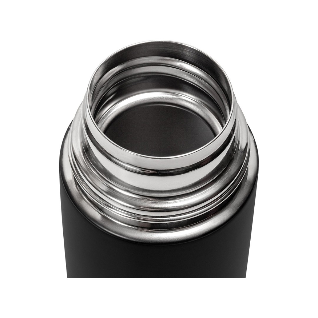 Термос Relaxika 101 (0,75 литра), черный (без лого)