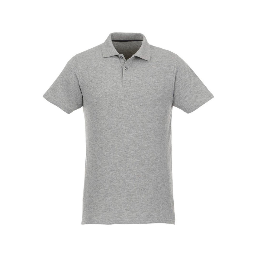 Мужское поло Helios с коротким рукавом, серый яркий