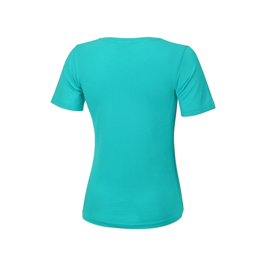 Футболка "Heavy Super Club" женская, бирюзовый